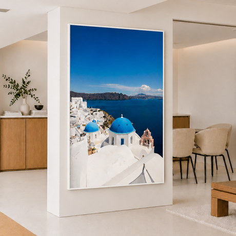 QUADRO VERTICAL - ILHA DE SANTORINI