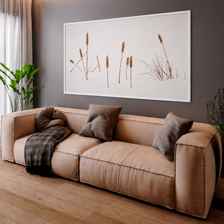QUADRO HORIZONTAL - NATUREZA EM TONS NEUTROS