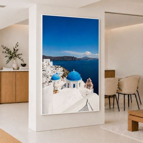 QUADRO VERTICAL - ILHA DE SANTORINI
