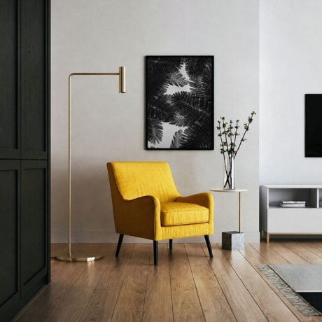 QUADRO VERTICAL - FOLHAGENS MONOCROMÁTICAS