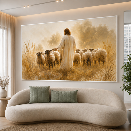 QUADRO HORIZONTAL - O BOM PASTOR