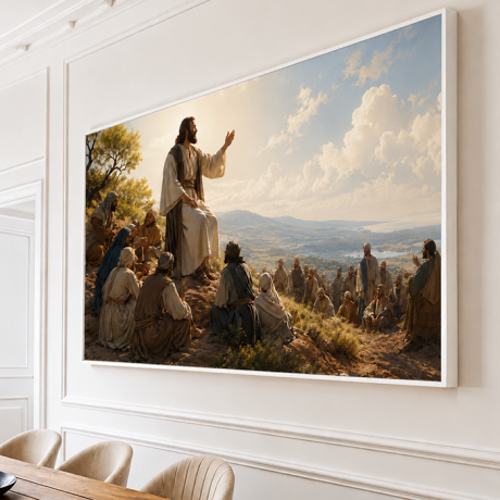 QUADRO HORIZONTAL - SERMÃO DA MONTANHA